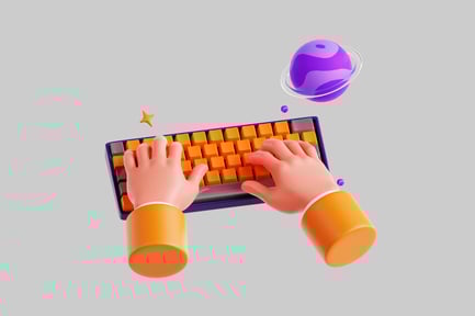 Vorschau: Tipptastatur mit Leerzeichen