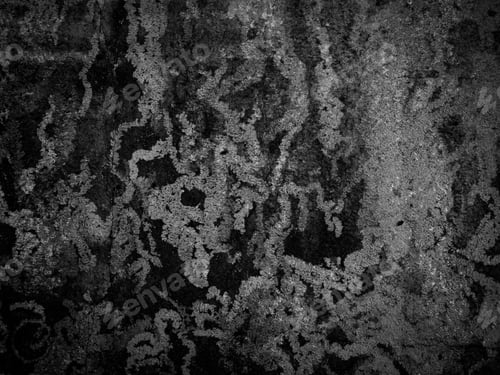 Preview: Dirty Old Cement Wall Background, Black Dark Grunge Vintage Stucco Rough