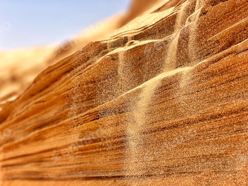 Preview: Beauty in nature natural backgrounds desert sandstone wind blown sand close up
