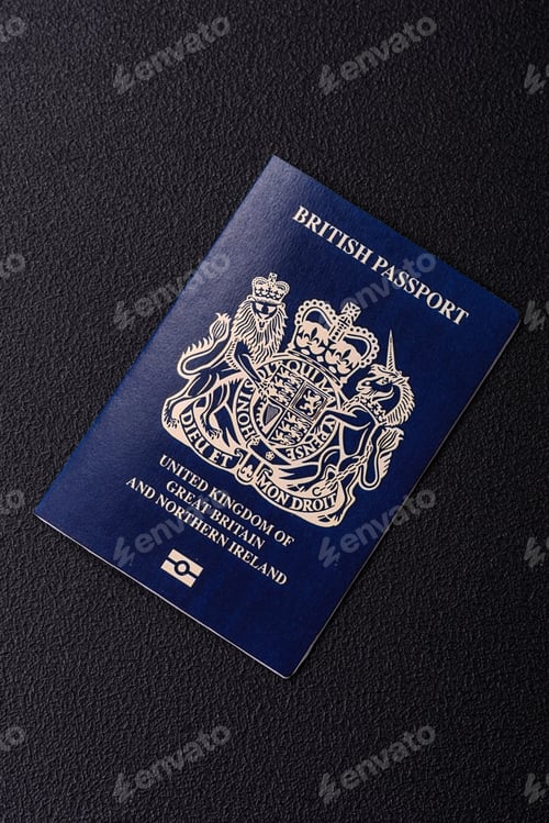 Preview: International passport of a citizen of Great Britain and Northern Ireland