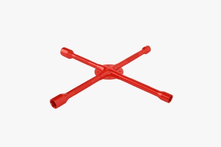 Preview: Four-Way Lug Wrench: Cross Spanner for Wheel Nuts