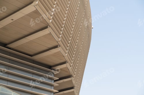 Preview: Modern architectural detail with geometric patterns.