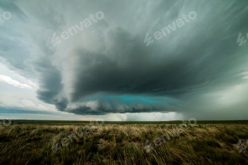 Preview: Massive supercell creeping towards the town of La Junta, Colorado, USA