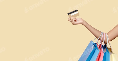 Preview: Modern payment for purchases with pleasure in store