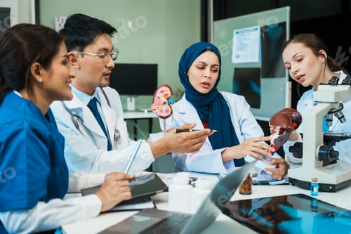 Preview: A diverse group of healthcare professionals, including doctors, nurses, and specialists