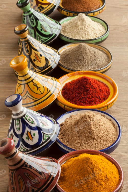 Preview: Diversity of Moroccan powder herbs