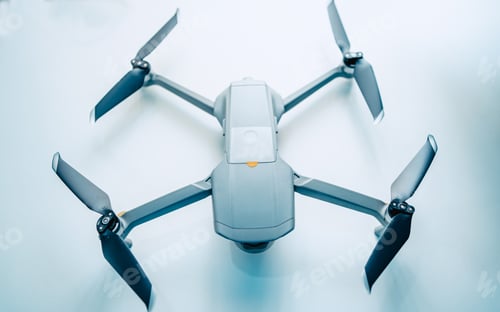 Preview: Closeup view of Drone