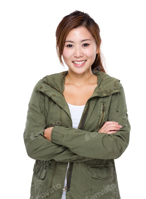 Preview: Young beautiful asian woman