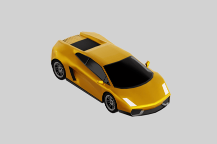 Preview: Yellow Supercar