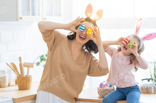Preview: Family preparing for Easter