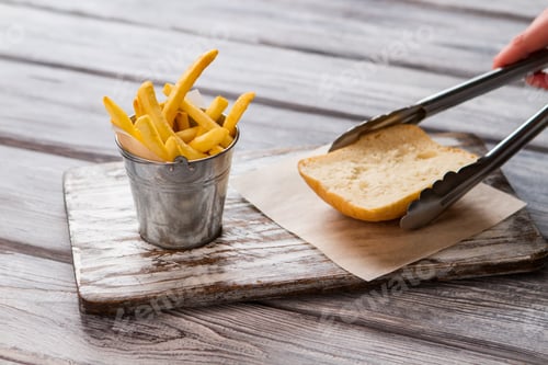 Preview: Fries in small bucket