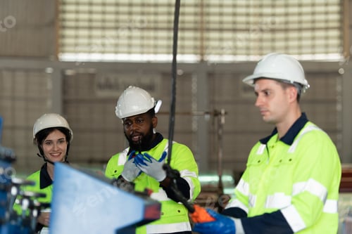 Preview: Huge machines and materials will be found in a large industrial factory