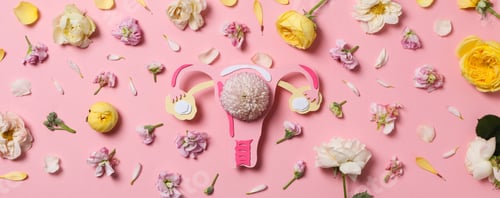 Preview: Women's health and women's healthcare concept with uterus