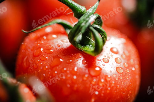 Preview: Fresh tomatoes macro.