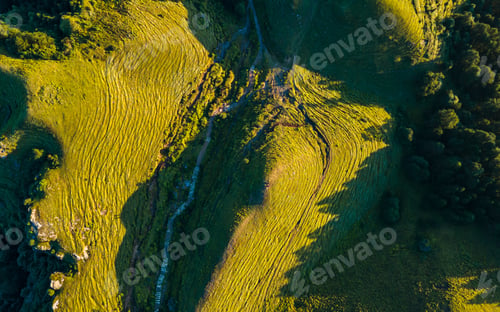 Preview: aerial view of Mountain hill in Sailung
