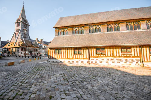 Preview: old church in Honfleur, France