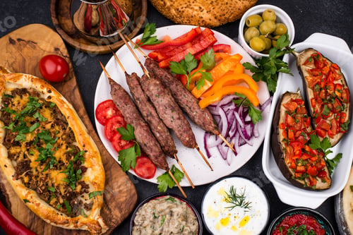 Preview: Traditional Turkish or Middle eastern dishes