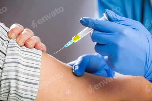 Preview: Coronavirus COVID-19 immunisation vaccine concept