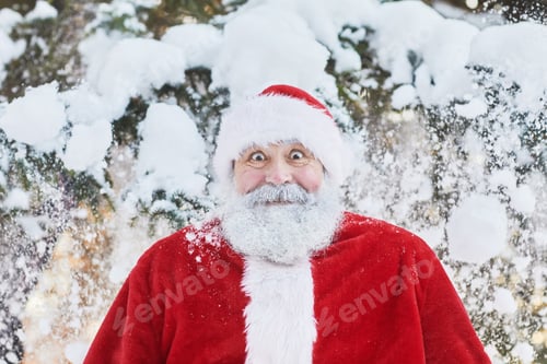 Preview: Shocked Santa Claus in Snow