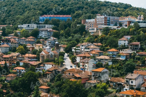 Preview: Panoramic view of the ancient city in Bulgaria.