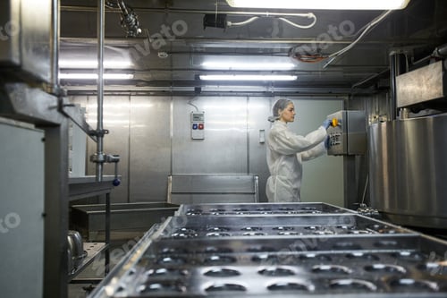 Preview: Woman Working at Plant