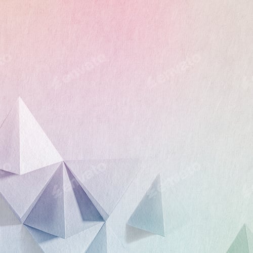 Preview: Geometric paper craft design background