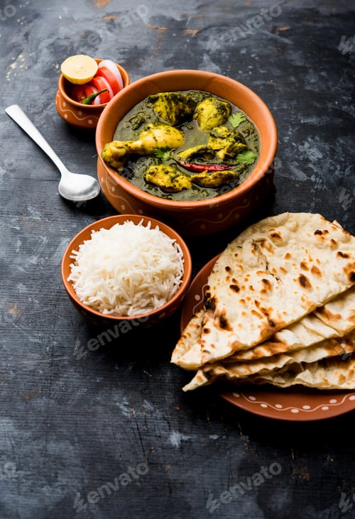Preview: Palak or spinach Chicken or Murg Saagwala is an Indian non-vegetarian recipe