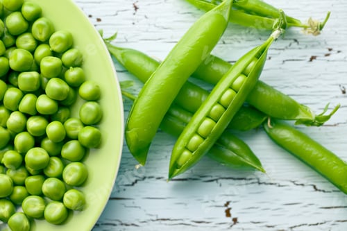 Preview: fresh green peas