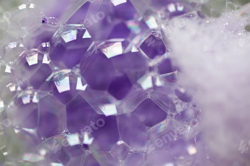 Preview: Closeup of the foam bubbles