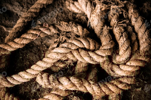 Preview: texture of vintage rope background.