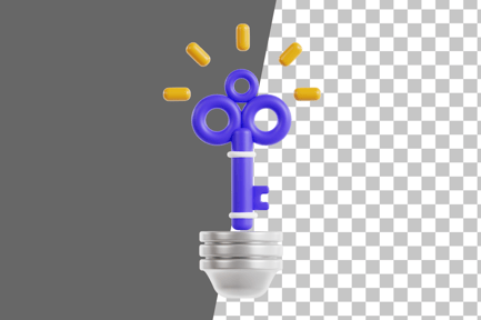 Preview: Key Solution 3D Icon