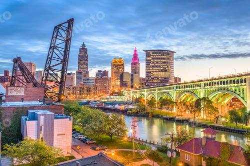 Preview: Cleveland, Ohio, USA Skyline