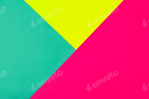 Preview: Abstract geometric background in bright neon colors. Glowing Magenta diagonal