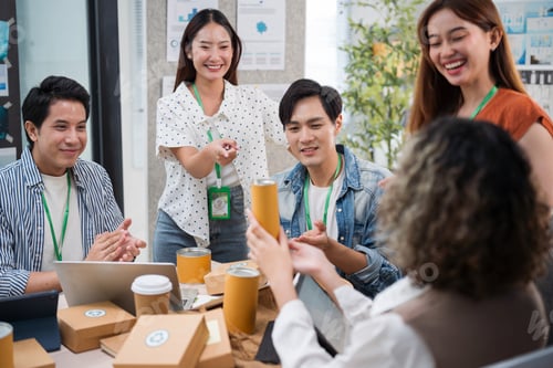 Preview: Asian business meet sustainable practices, focusing on reuse, recycling, and environmental product