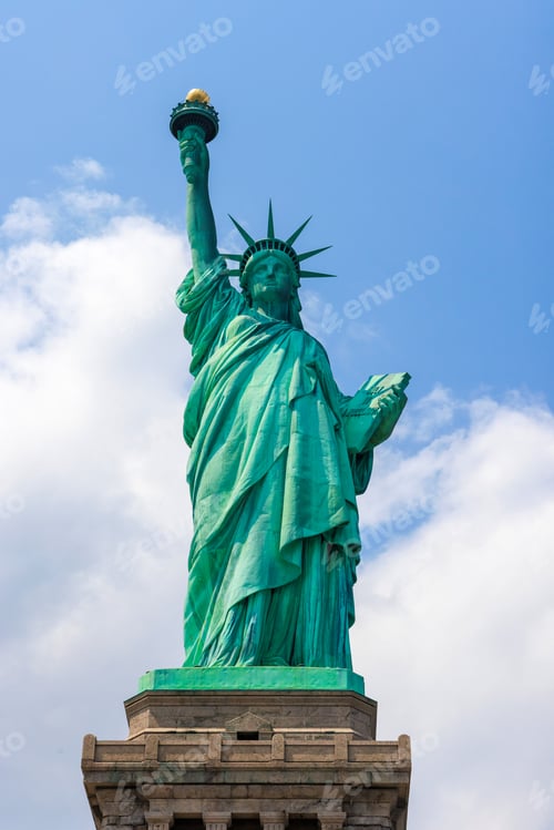 Preview: Front of the Statue of Liberty in New York City.