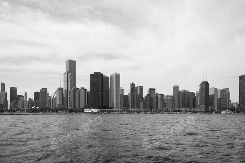 Preview: Chicago Downtown Skyline View From A Boat