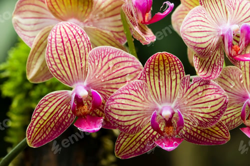 Preview: Pink and yellow orchid