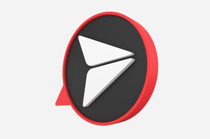 Preview: Social Share Arrow 3D Illustration