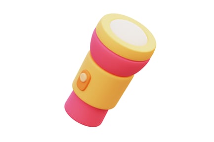 Preview: Flashlight 3D Illustration