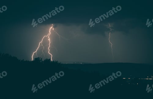 Preview: Lightning Strikes Stormy Night