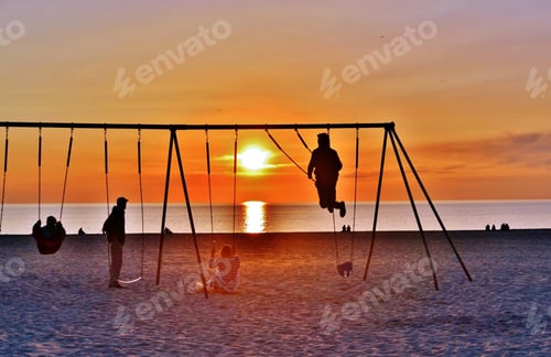 Preview: Swingers at the beach!