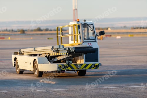 Preview: Cargo loader car at the airport