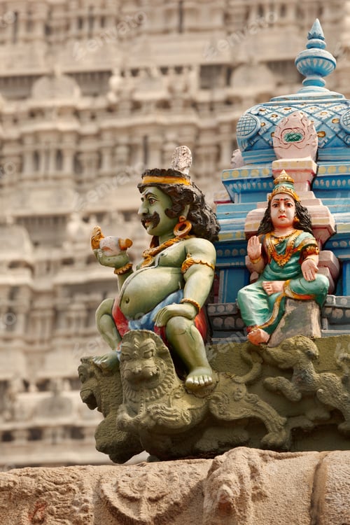 Preview: Sculptures on Hindu temple tower