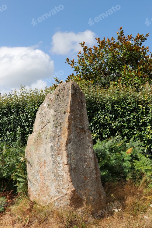 Preview: Menhir of Kerariou near Trebeurden in Brittany