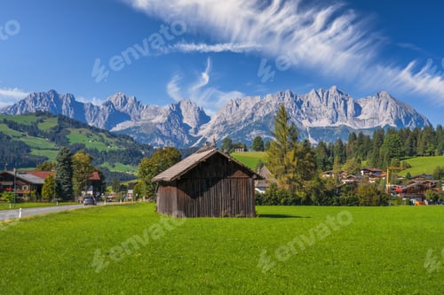 Preview: The Kaiser Mountains in the alps of Austria
