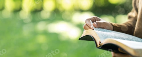 Preview: The concept of reading the Bible and praying for God's blessings.