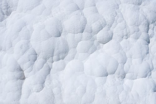 Preview: White rocks in travertine. Pamukale, Turkey. Texture for background.