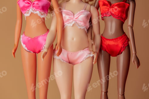 Preview: View on body of dolls females in underwear