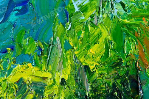 Preview: fragment of my painting. Oil on canvas. abstract painted background. focus on brushstrokes