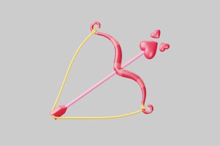 Preview: Heart arrow and bow